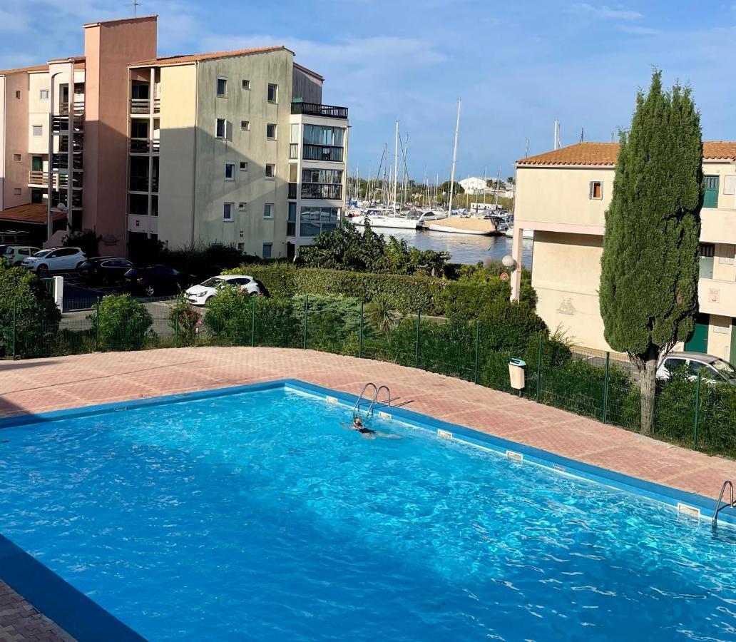 Studio Face A La Mer 4 Couchages - Gratuits Piscine Tennis Et Un Parking Prive Rare Et Tres Utile - Vue Magnifique Sur La Mer - Agreable En Toutes Saisons Ile Des Pecheurs - La Brigantine - Emplacement Et Vue Rares Au Cap D'Agde Exteriör bild
